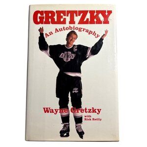 Wayne Gretzky Autobiography Hardcover Book 1990 Rick Reilly NHL Hockey Memoir